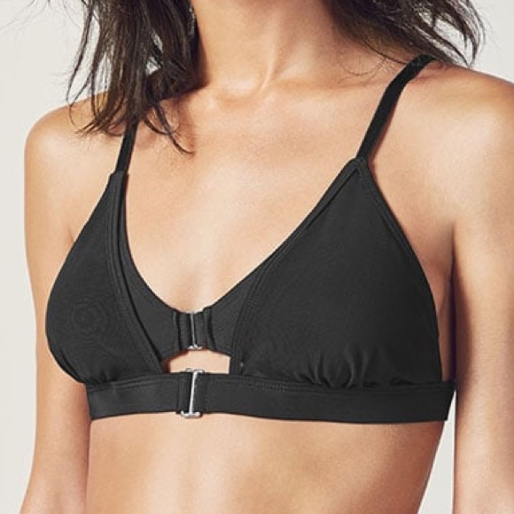 Fabletics Halina Padded Bikini Top - Black